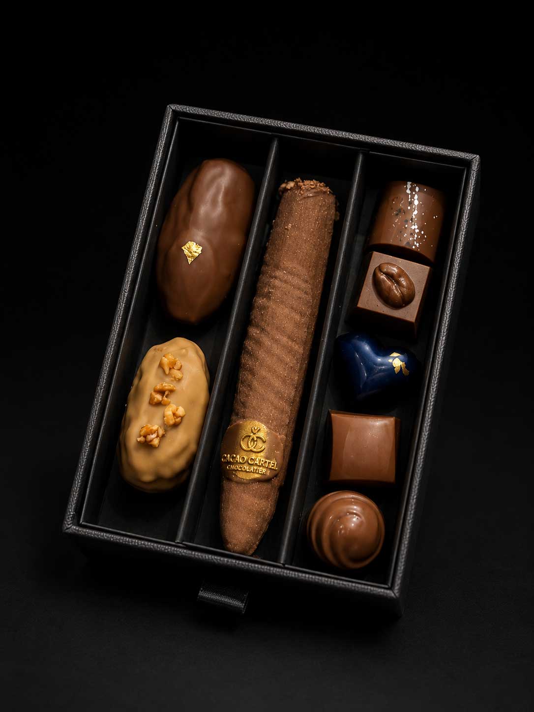 Caja Mixta de Cigarro, Bombones y Dátiles